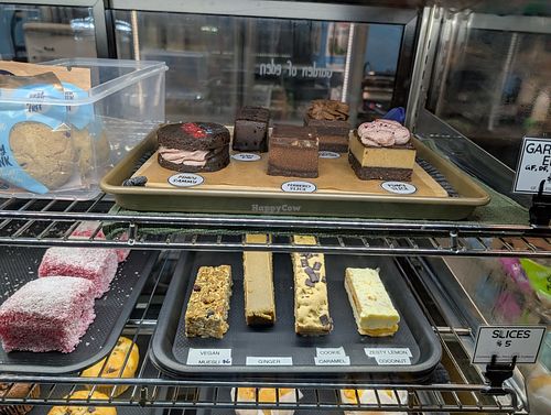 Vegan baked goods at Two Tides Bakery in Tairua