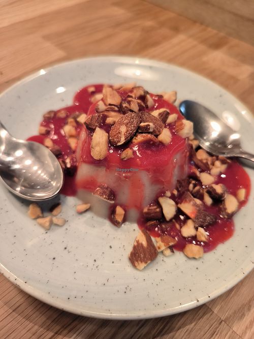 Panna cotta at Tabi Loo Ixelles in Brussels