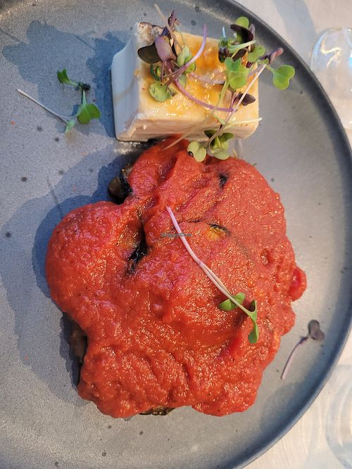 Tumbet with tofu at Salicornia in Mallorca