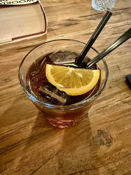 Homemade iced tea at Brasserie Beestenboel in Goes