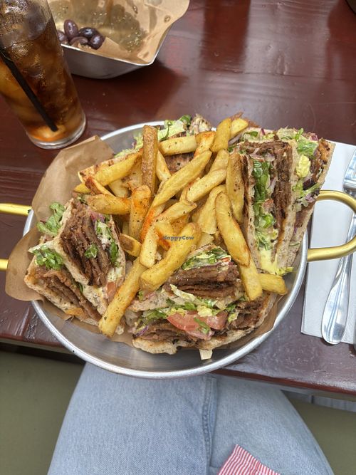 Vegan skepasti   at Meat Me - Berry Street in Liverpool