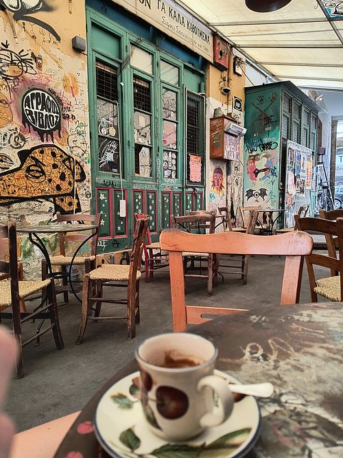 Coffe and chill at Misharoz Pop-Up Cafe in Nicosia