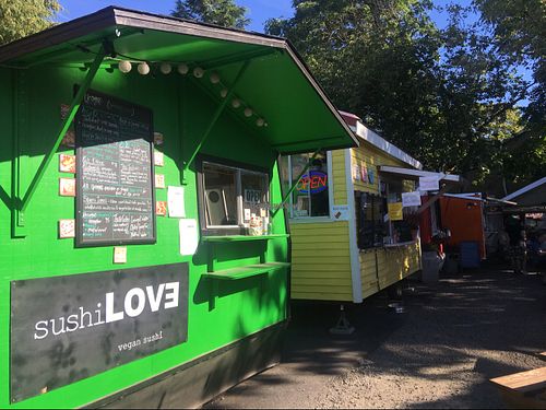 part of the Piknik Park food pod at Sushi Love in Portland
