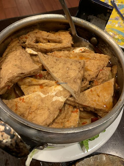 Pressure cooked tofu  at Special Noodle in Santa Cruz