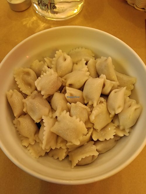 Ravioli with potatoes at PlinTO - Via Cernaia in Turin