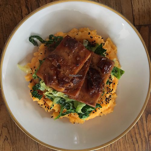 Tofu Teriyaki. at Black Veg in Bonn