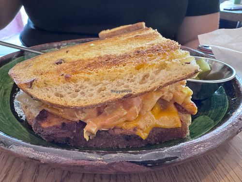 Tempeh Reuben (this is just half of the sandwich!)  at Sister in Dublin