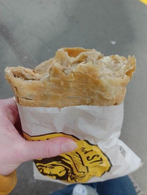 Vegan steakless at West Cornwall Pasty Bristol Temple Mead in Bristol