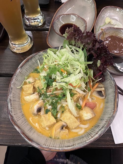 Kokos Udon Soup with Tofu  at Com Ba Mien Bad Kreuznach in Bad Kreuznach