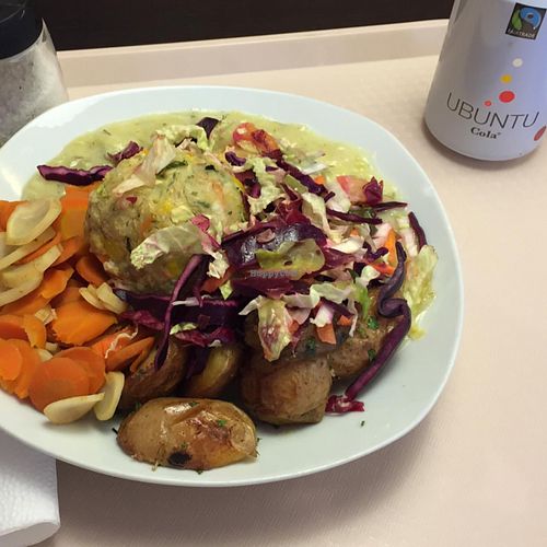 massive portion size! at Vega City in Budapest