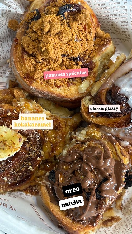 Cinnamons rolls at Vaiggie Soul in Tahiti