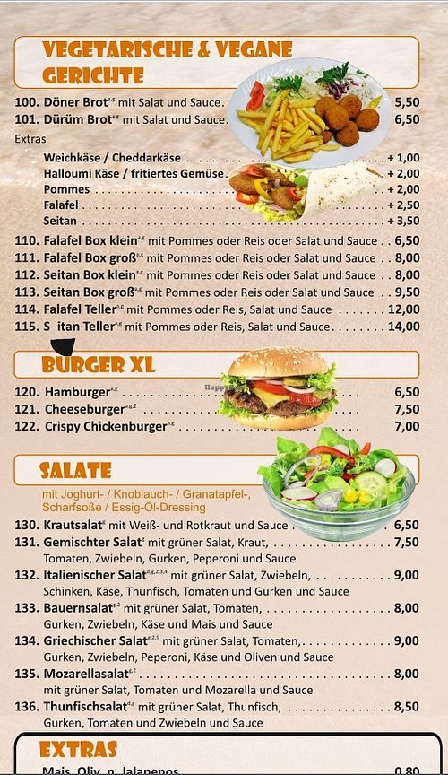 Vegan Döner, Dürüm, Box & Plate (Menu) at Südviertel Döner in Marburg