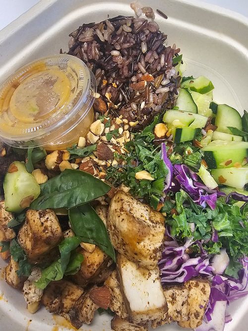 Shroomami Bowl (vegan) at Sweetgreen in Sacramento