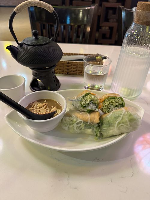 Vegan Tofu Fresh Spring Rolls   at Green Papaya Vietnamese Cuisine in Longview