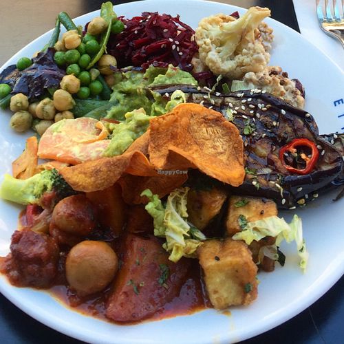 nice but pricy at £17.50 for this plate at Ethos in London