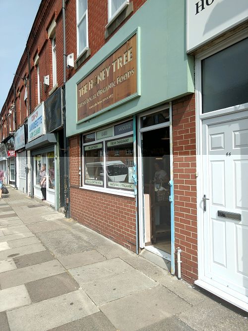 outside at The Honey Tree in Newcastle Upon Tyne