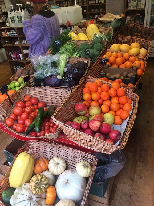 Organic produce at McCall's Organics in Manchester