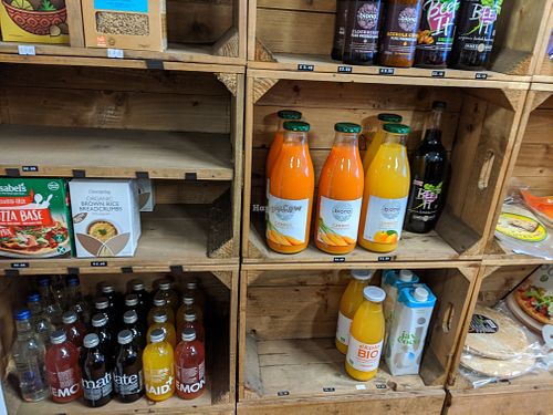 packaged goods at McCall's Organics in Manchester