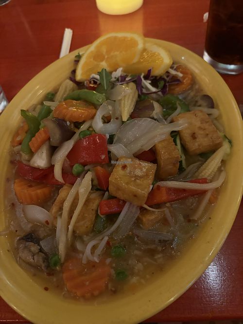Just the Garden Veg   at Sweet Basil Thai Cuisine in Greenville