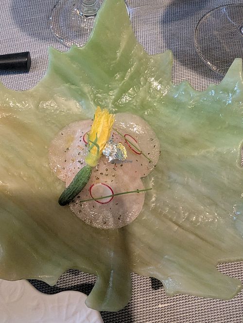 Vegetable symphony at O' by Claude Le Tohic in San Francisco