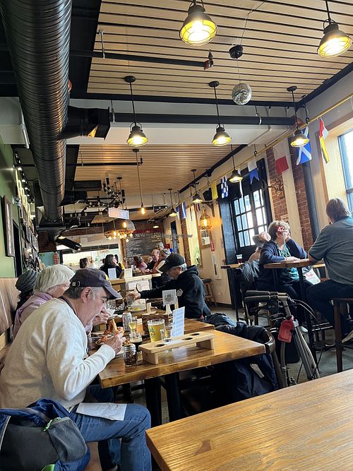 Warm and friendly atmosphere.   at Wheelhouse Brewing Company in Prince Rupert