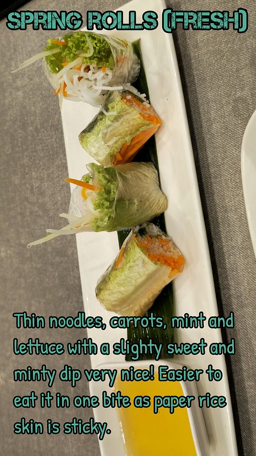 Fresh spring rolls at Ăn Viet • Aeon Tebrau City | Vietnamese Food Restaurant in Johor Bahru