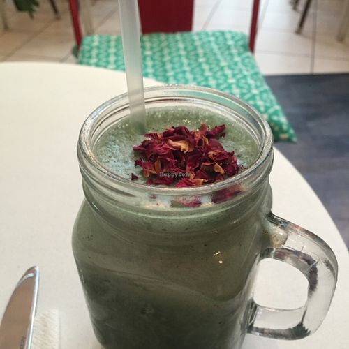 my ironman smoothie  at Tanya's Cafe in South West London