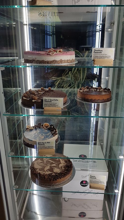 Cakes at Tanya's Cafe in South West London