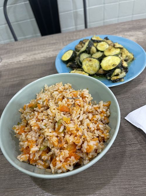 Pumpkin rice and zucchini gratin  at 'O Grin in Naples