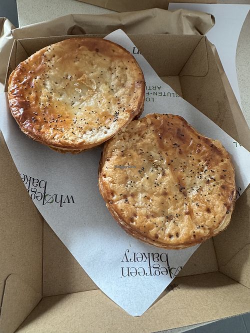 Vegan chickpea curry pie  at Wholegreen Bakery Bondi Junction in Bondi Junction