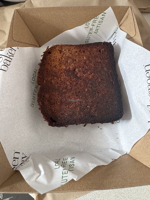 Toasted banana and coconut bread slice  at Wholegreen Bakery Bondi Junction in Bondi Junction