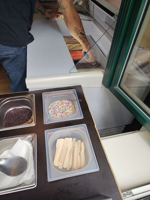 Für das Eis at Konfetti - Café und Bistro in Leipzig