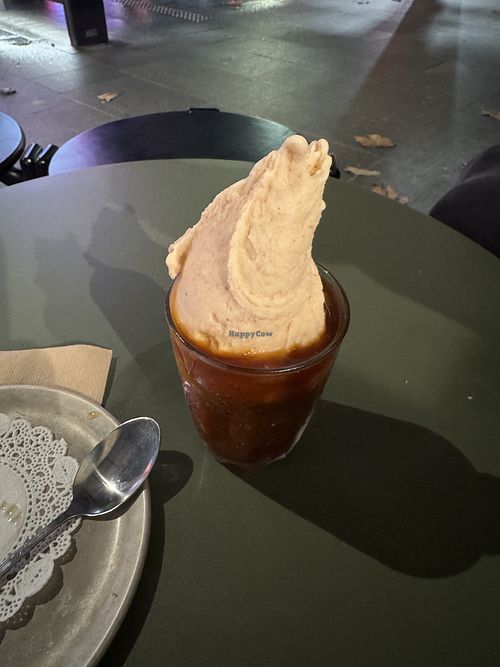 Almond and citrus gelato with coffee granita  at Mapo Darlinghurst in Darlinghurst