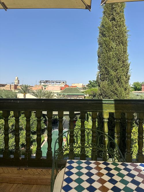 Die Aussicht  at Café Menzeh in Marrakech