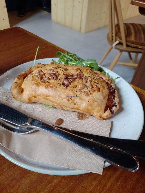 Cornish pasty at Motmot Coffee & Bar in Bristol
