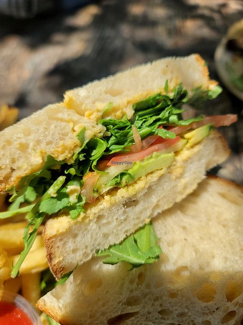 Cali vegan at The Barista Botanist in San Diego
