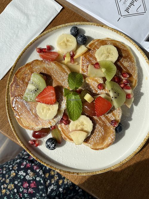 Dinkelpancakes  at Allabout Café - Mitte Berlin in Berlin