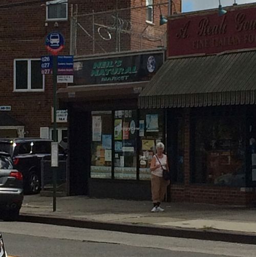 storefront  at Neil's Natural Market in Flushing