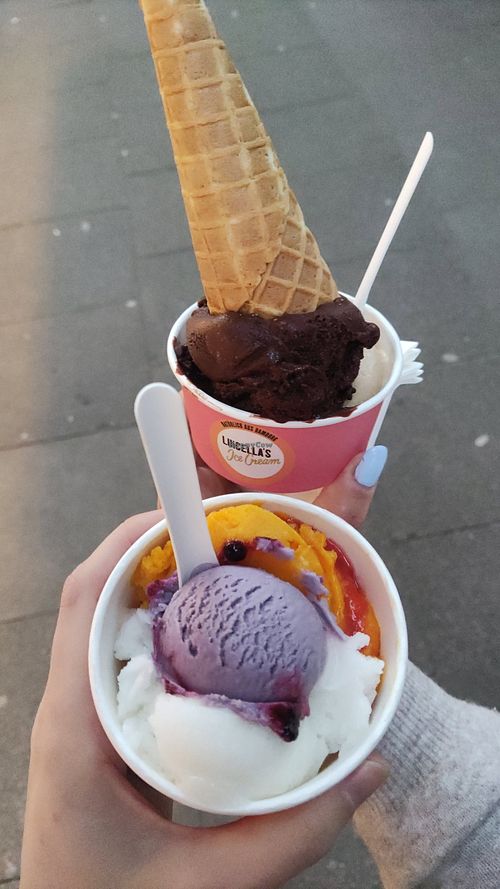 Ice Cream at Luicella's HafenCity in Hamburg