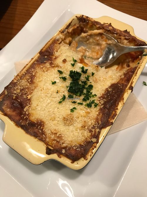 Lasagna at Vege Cafe Lotus in Toyohashi