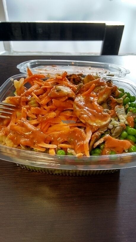 spicy dressing at Zest 2 Go in St Andrews