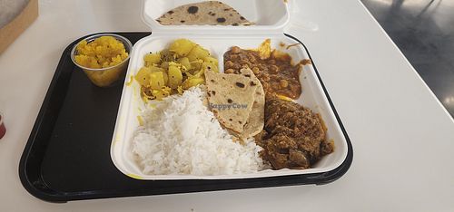 Vegan Tahli (combo plate) at Sitara - Indian Bakery & Cafe in Concord