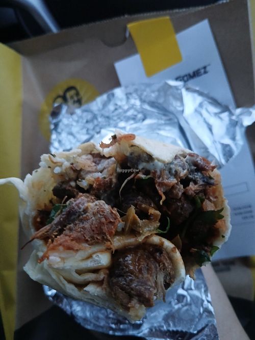 Vegan burrito at Guzman Y Gomez - Tighes Hill DT in Tighes Hill
