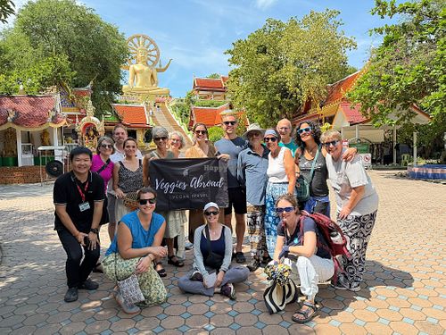Vegan group our through Thailand at Veggies Abroad in Royal Oak