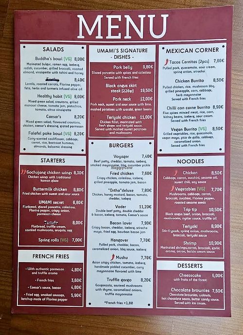     Several vegan food options available 🌱  at UMAMI The 5th Taste in Lesvos