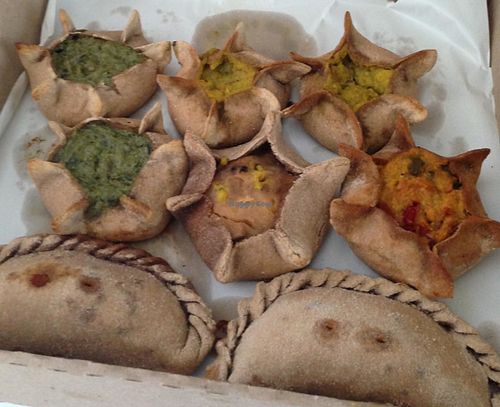 empanadas we got for takeout at Pizza Vegana - Fitz Roy in Buenos Aires