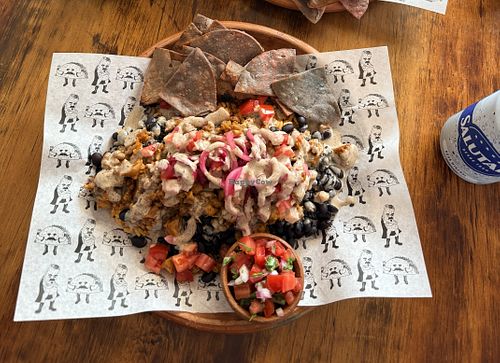 Cauliflower al pastor bowl   at Tacorazon in Antigua