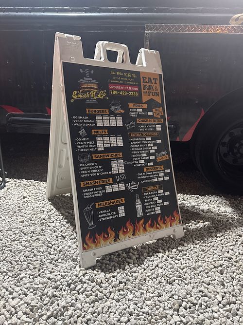 Smash N Go Menu  at Smash N' Go in Miami