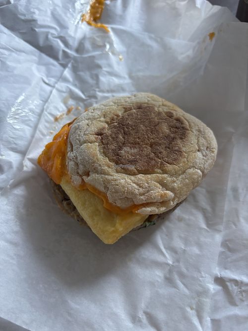 breakfast sandwich  at Nimble in Chicago