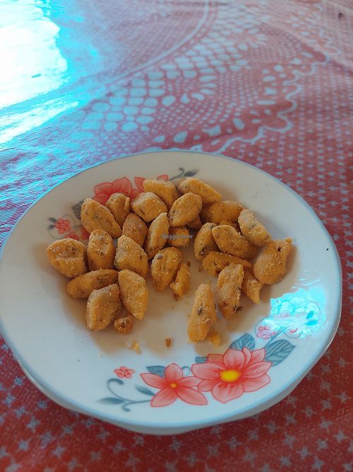 Heerlijke berberkoekjes at Café et Restaurant Chez Abdou in Tamdakhte